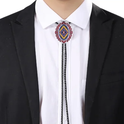 Gemstone-like Bolo Tie with Scorpion Design - Image 12