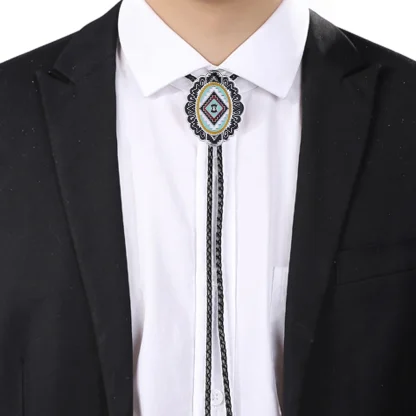 Gemstone-like Bolo Tie with Scorpion Design - Image 11