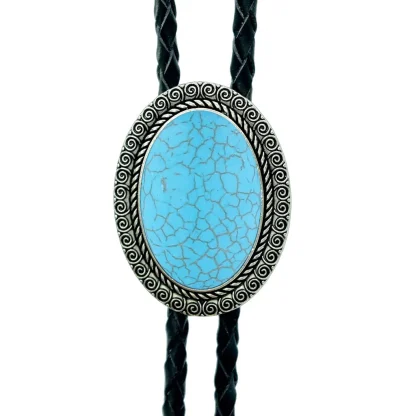 Formal Bolo Tie with Gemstone-like Design - Image 9