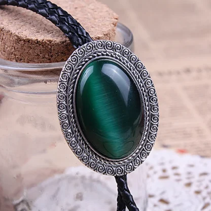 Formal Bolo Tie with Gemstone-like Design - Image 5