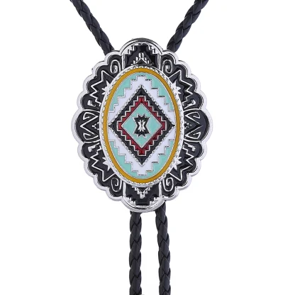 Gemstone-like Bolo Tie with Scorpion Design - Image 2