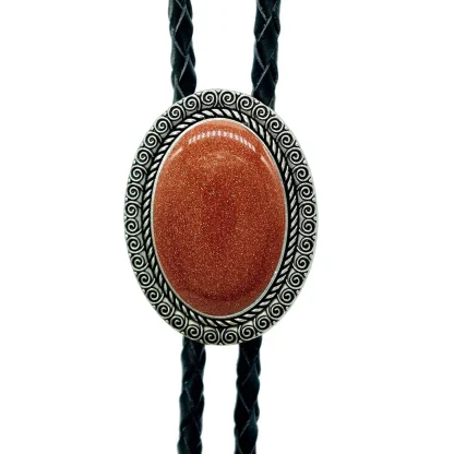 Formal Bolo Tie with Gemstone-like Design - Image 10