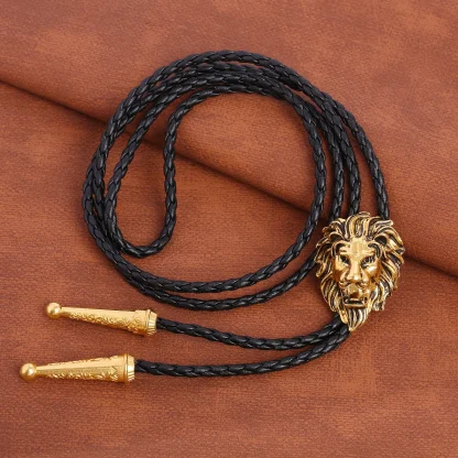 Creative Lion Head Shaped Western Tie