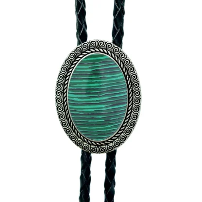 Formal Bolo Tie with Gemstone-like Design - Image 11