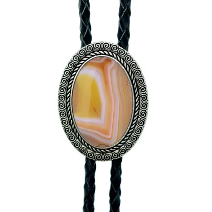 Formal Bolo Tie with Gemstone-like Design - Image 14