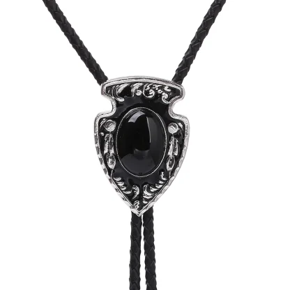 Elegant Bolo Tie with Vintage-style Design - Image 2