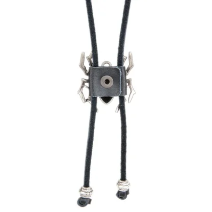 Adjustable Bolo Tie with Spider Shaped Pendant - Image 5