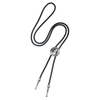 Creative Half Wing Pendant Bolo Tie - Image 14