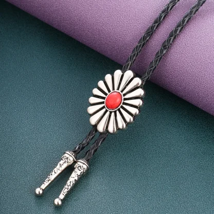 Asymmetrical Oval Shaped Bolo Tie - Image 5