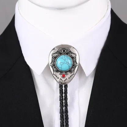 Asymmetrical Oval Shaped Bolo Tie - Image 14