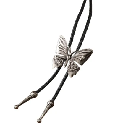 Butterfly Buckle Bolo Tie for Formal Events