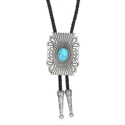 Asymmetrical Oval Shaped Bolo Tie - Image 6