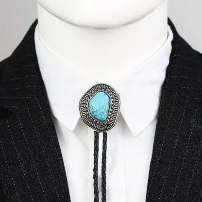 Asymmetrical Oval Shaped Bolo Tie - Image 13