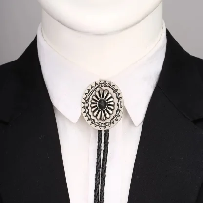 Asymmetrical Oval Shaped Bolo Tie - Image 11