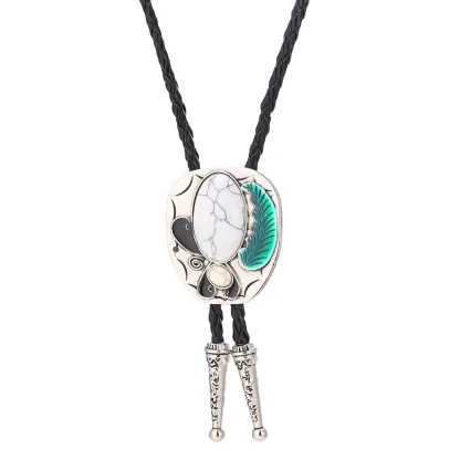 Asymmetrical Oval Shaped Bolo Tie - Image 7