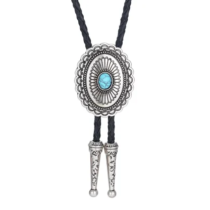 Asymmetrical Oval Shaped Bolo Tie - Image 3