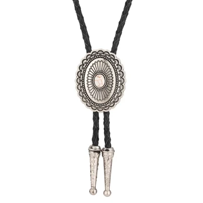 Asymmetrical Oval Shaped Bolo Tie - Image 9